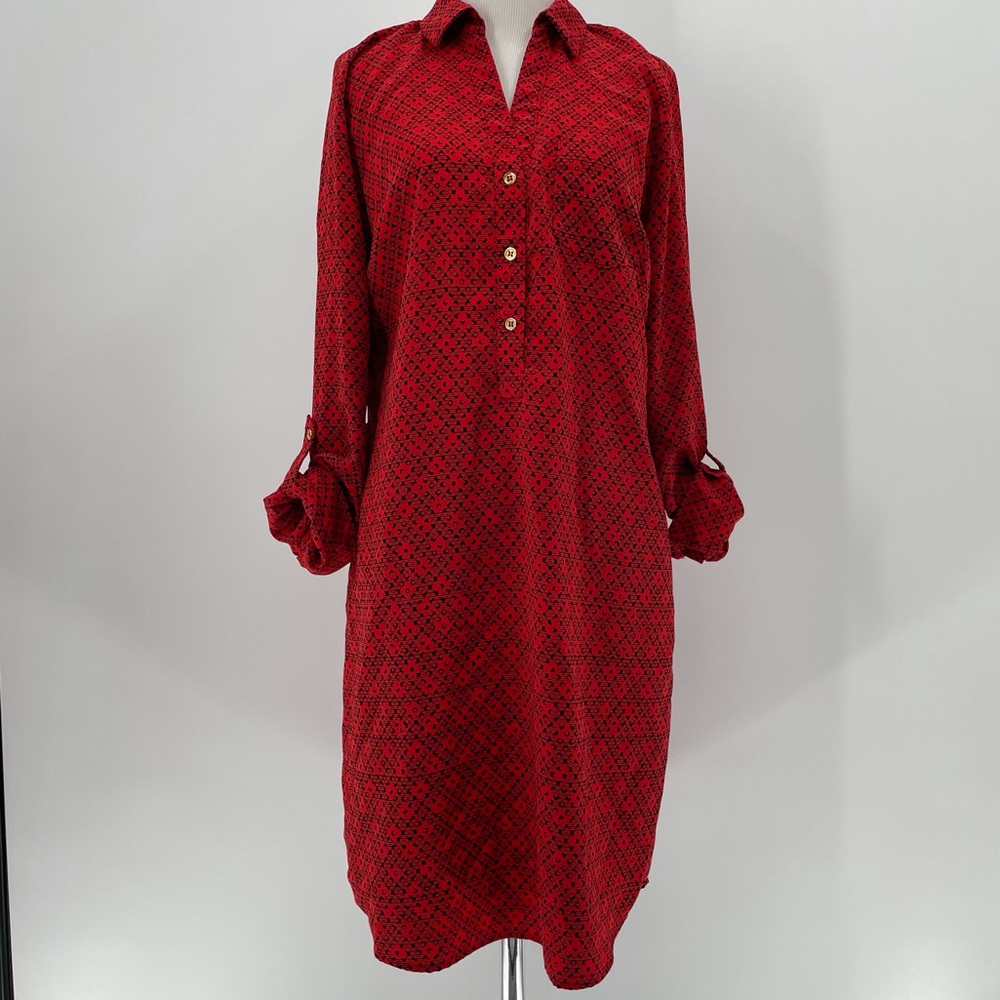 The Limited Woman’s Red Dress